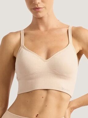 BOODY Wireless Low-Back Bra in the color Shell